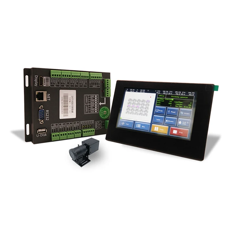 ZY7142G-130 Système de contrôle du laser visuel de positionnement visuel pour la coupe non mentale CCD